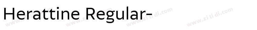 Herattine Regular字体转换